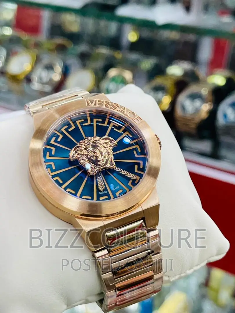 Original VERSACE Gold Chain Watch Available in Store