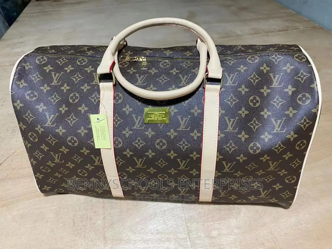Louis Vuitton Leather Travelling Luggage Bag and Duffle Bag