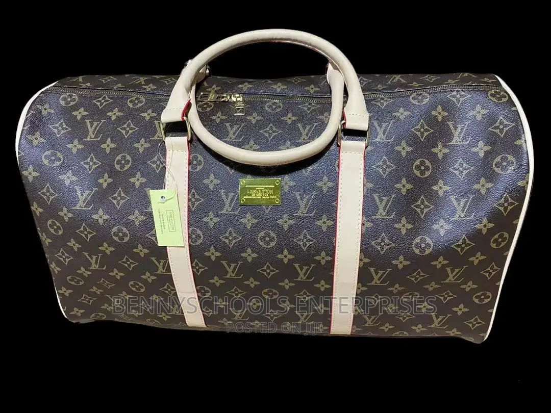 Louis Vuitton Leather Travelling Luggage Bag and Duffle Bag