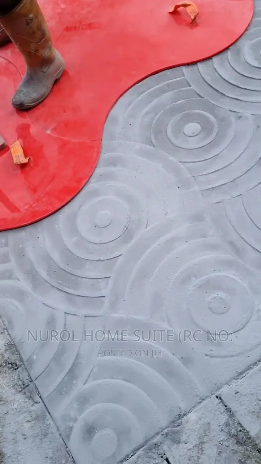 Modern Stamped Floor Installation