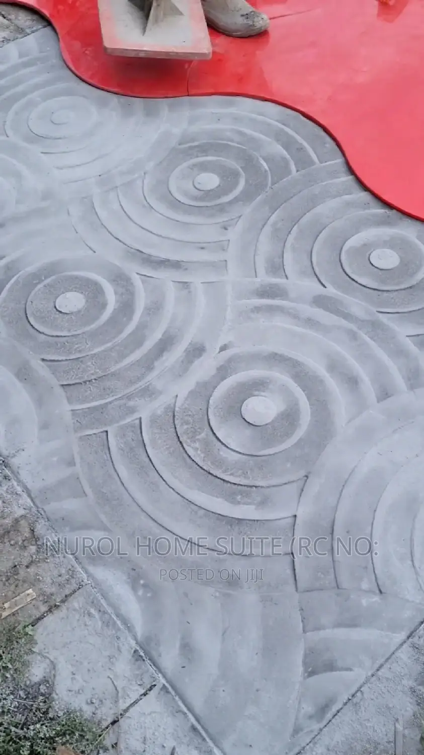 Modern Stamped Floor Installation