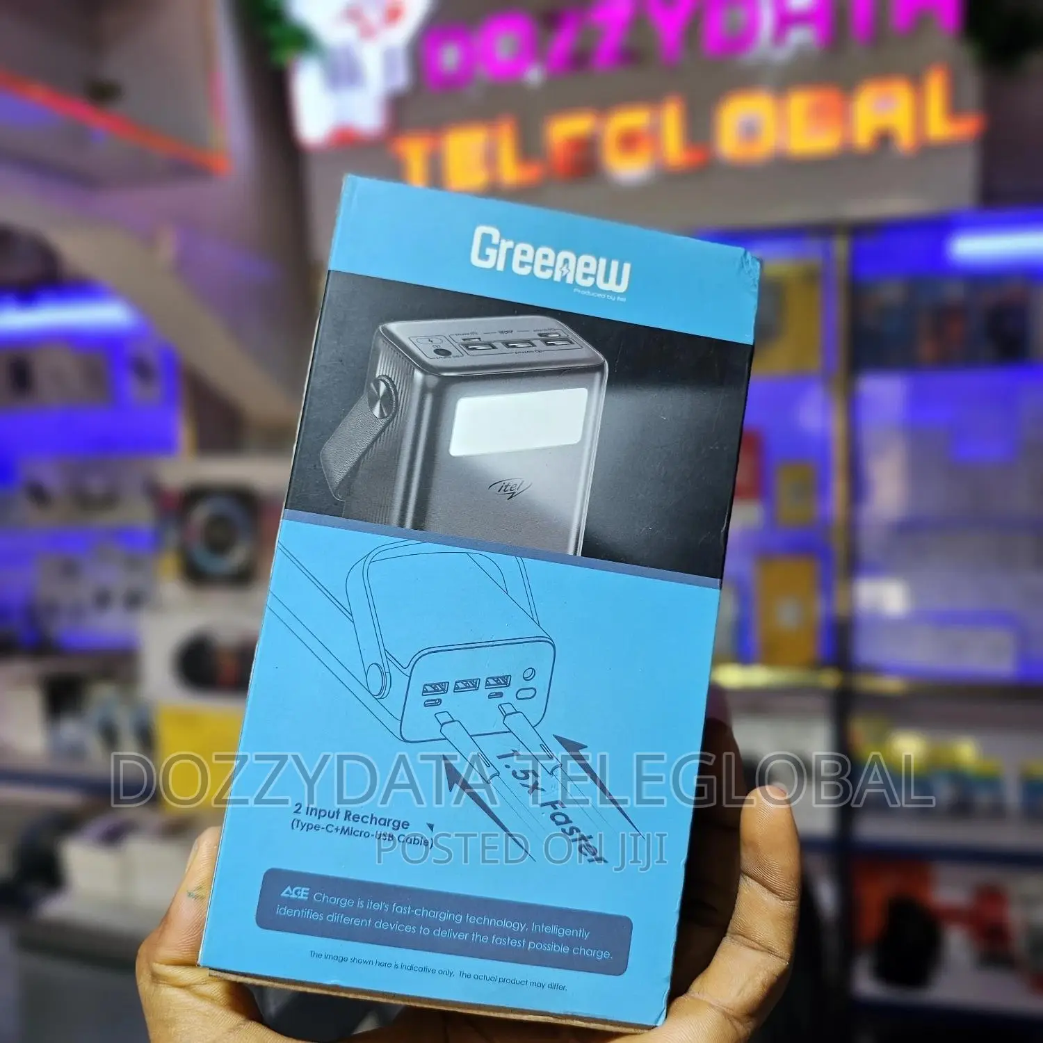Greenew Itel 45000mah Potable Powerbank Larger Capacity