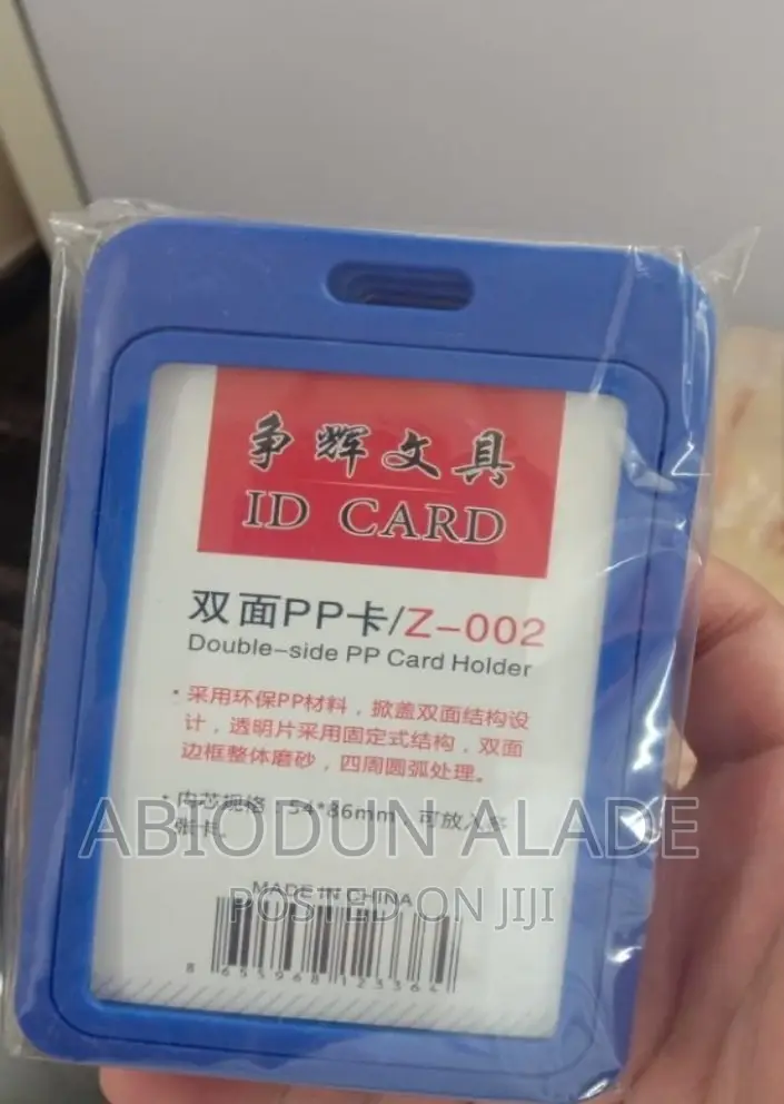 Original Plastic Id Card Holder 10 Pieces