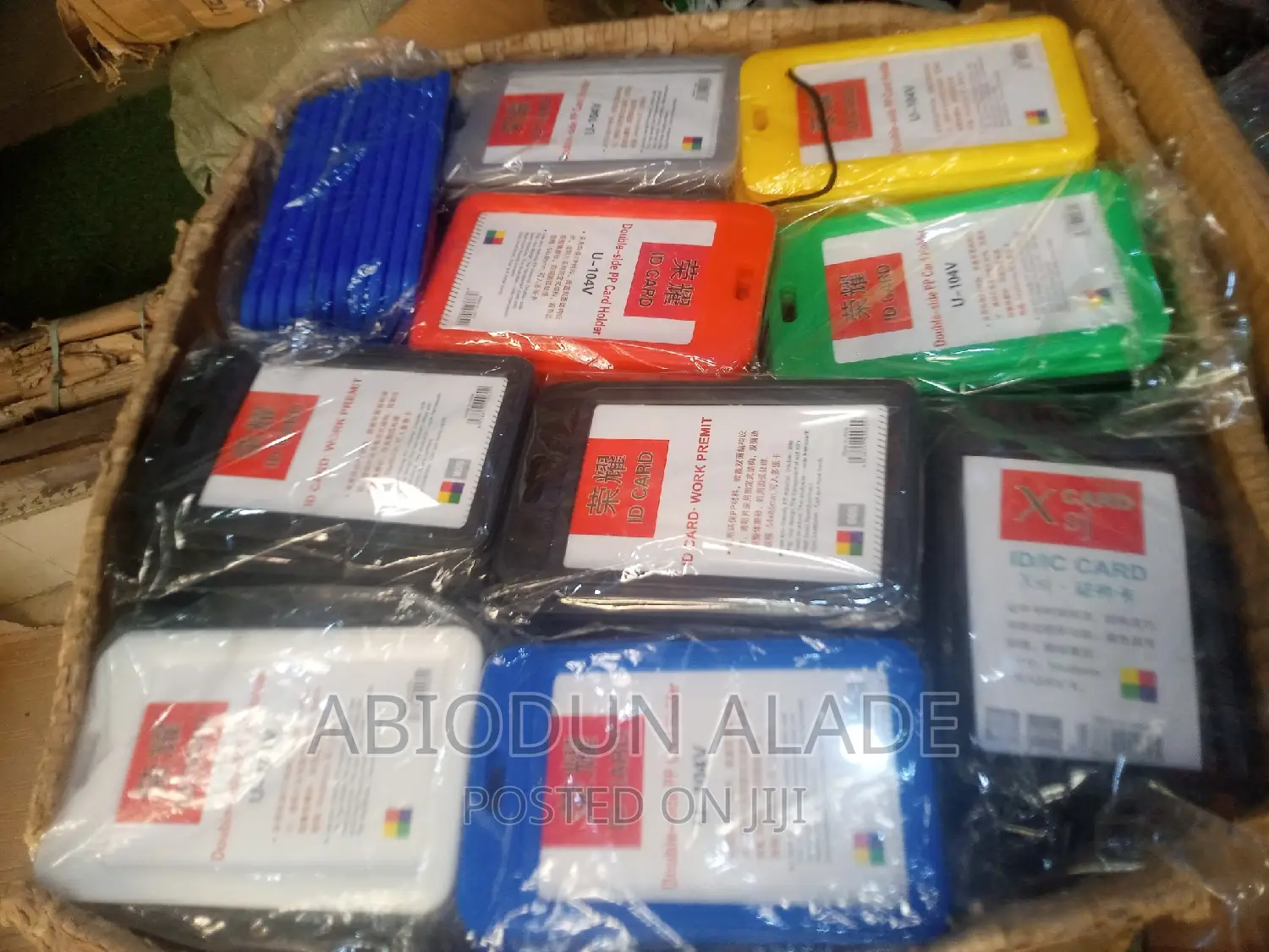 Original Plastic Id Card Holder 10 Pieces
