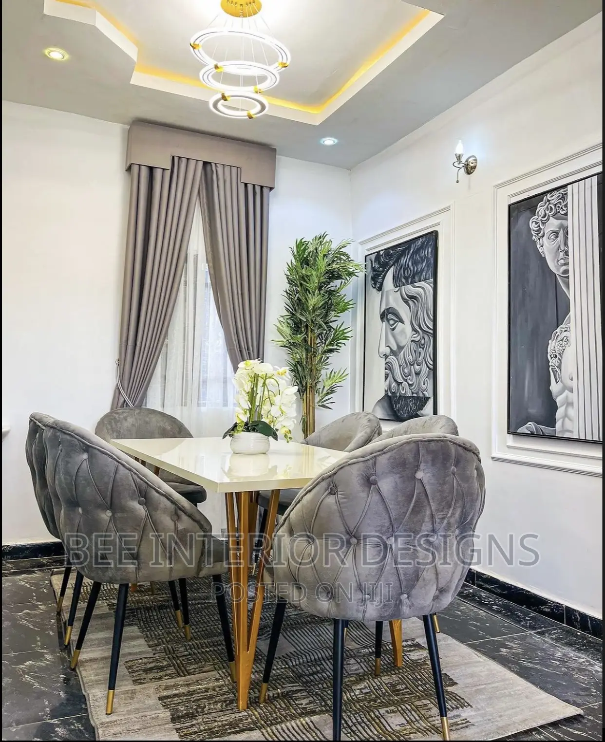 Luxury Curtains With Pelmet Design