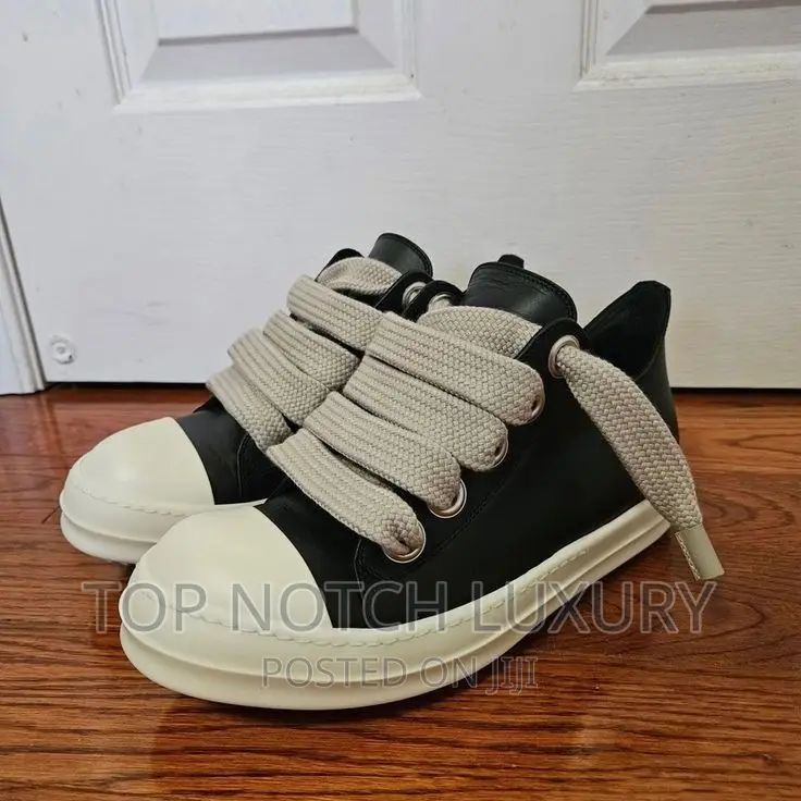 Original Rick Owens Black DRKSHDW Jumbo Lace Men Women
