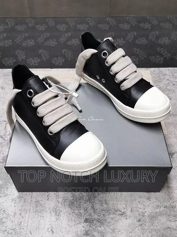 Original Rick Owens Black DRKSHDW Jumbo Lace Men Women