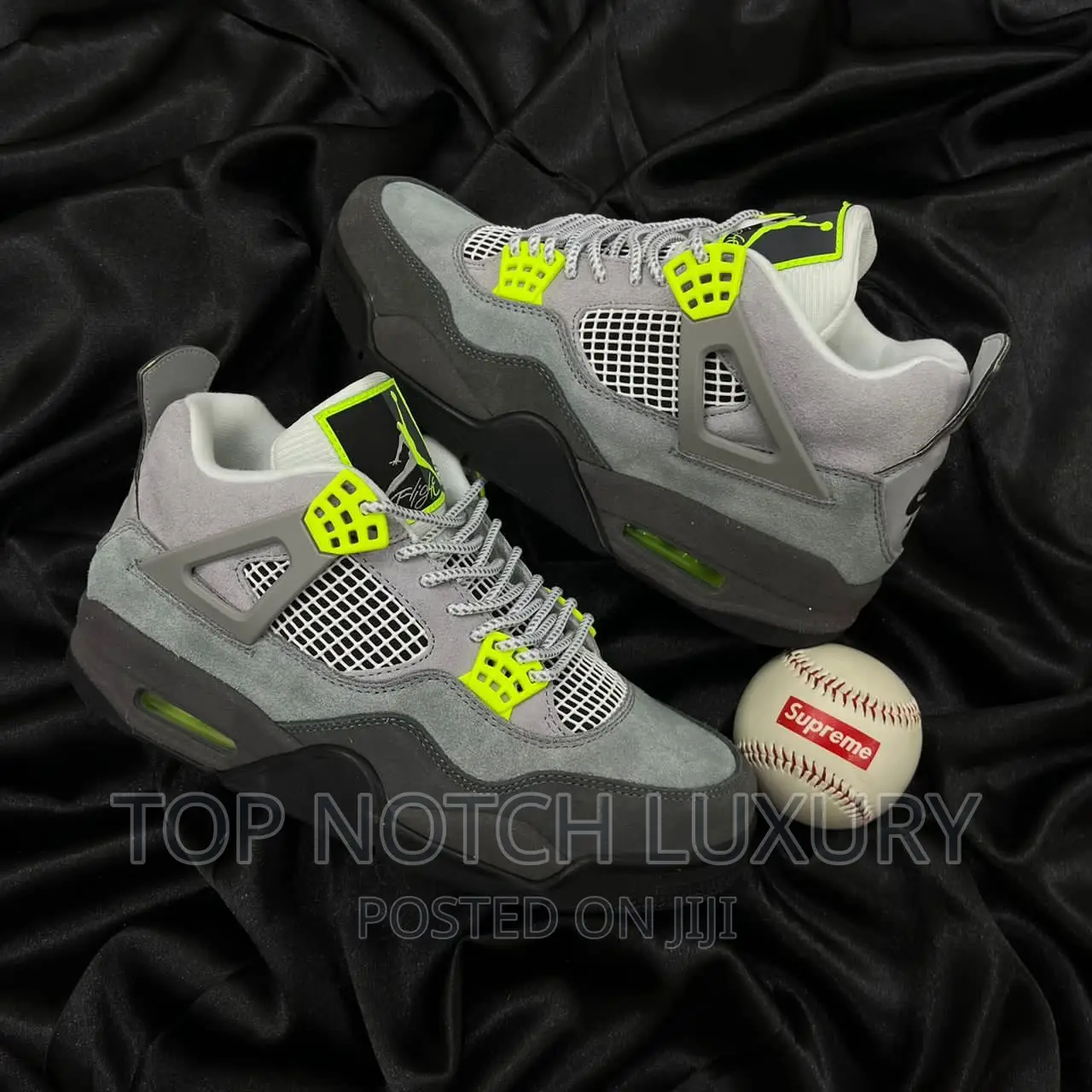 *Air Jordan 4 Retro '95 Neon' (ORIGINAL QUALITY)