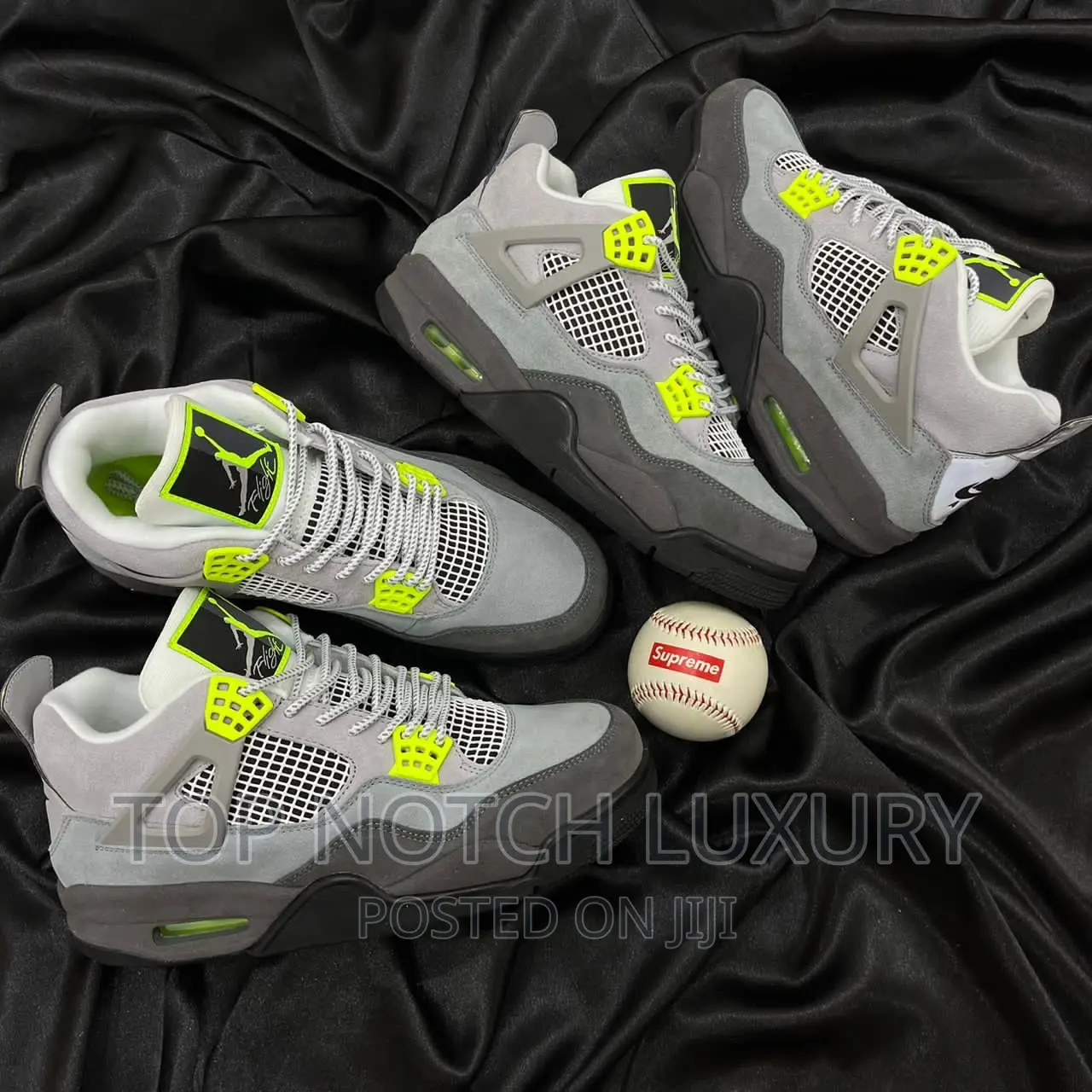 *Air Jordan 4 Retro '95 Neon' (ORIGINAL QUALITY)