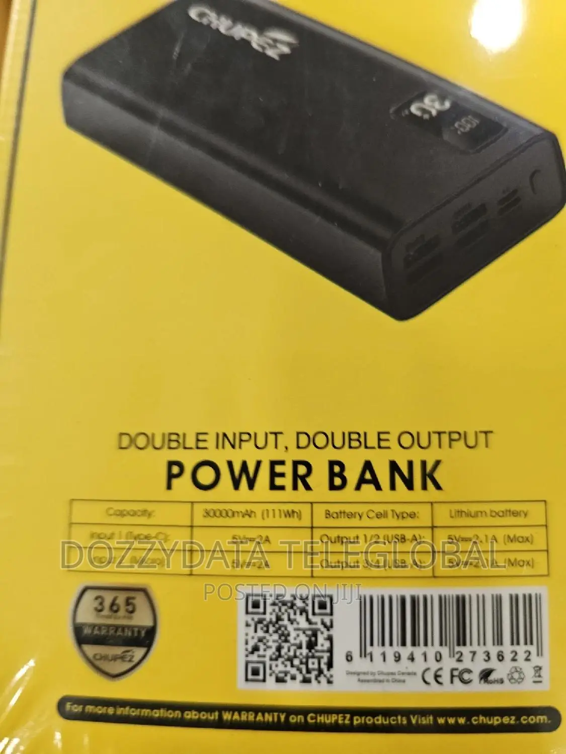 Chupez Larger Capacity 30000 Mah Powerbank