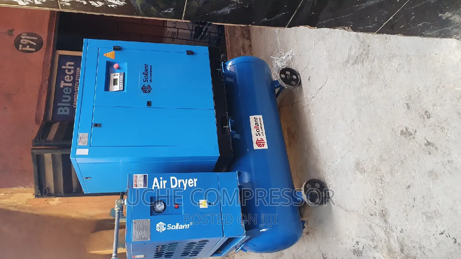 Screw Air Compressor 25hp 18.5kw 10bar