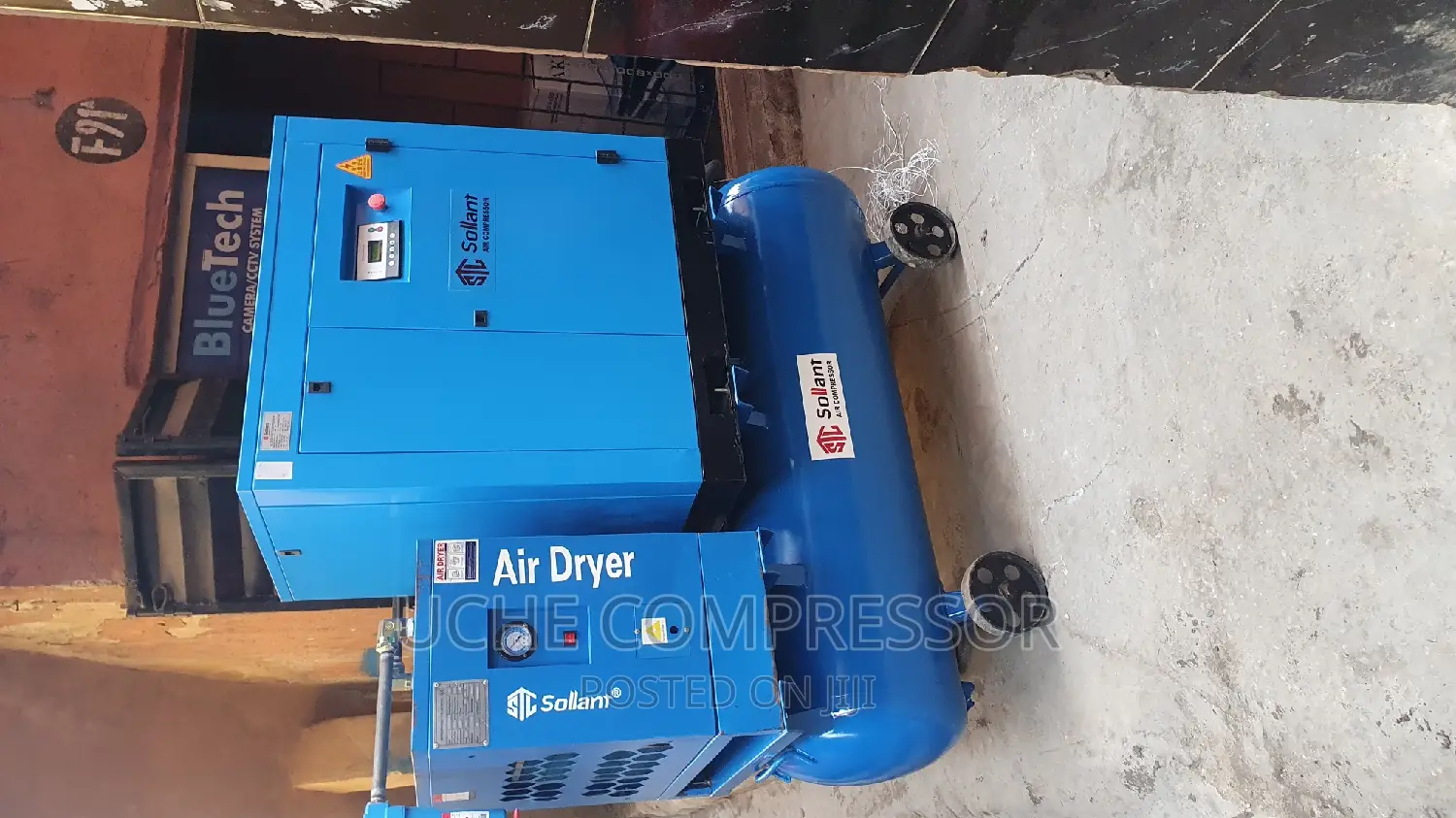 Screw Air Compressor 25hp 18.5kw 10bar