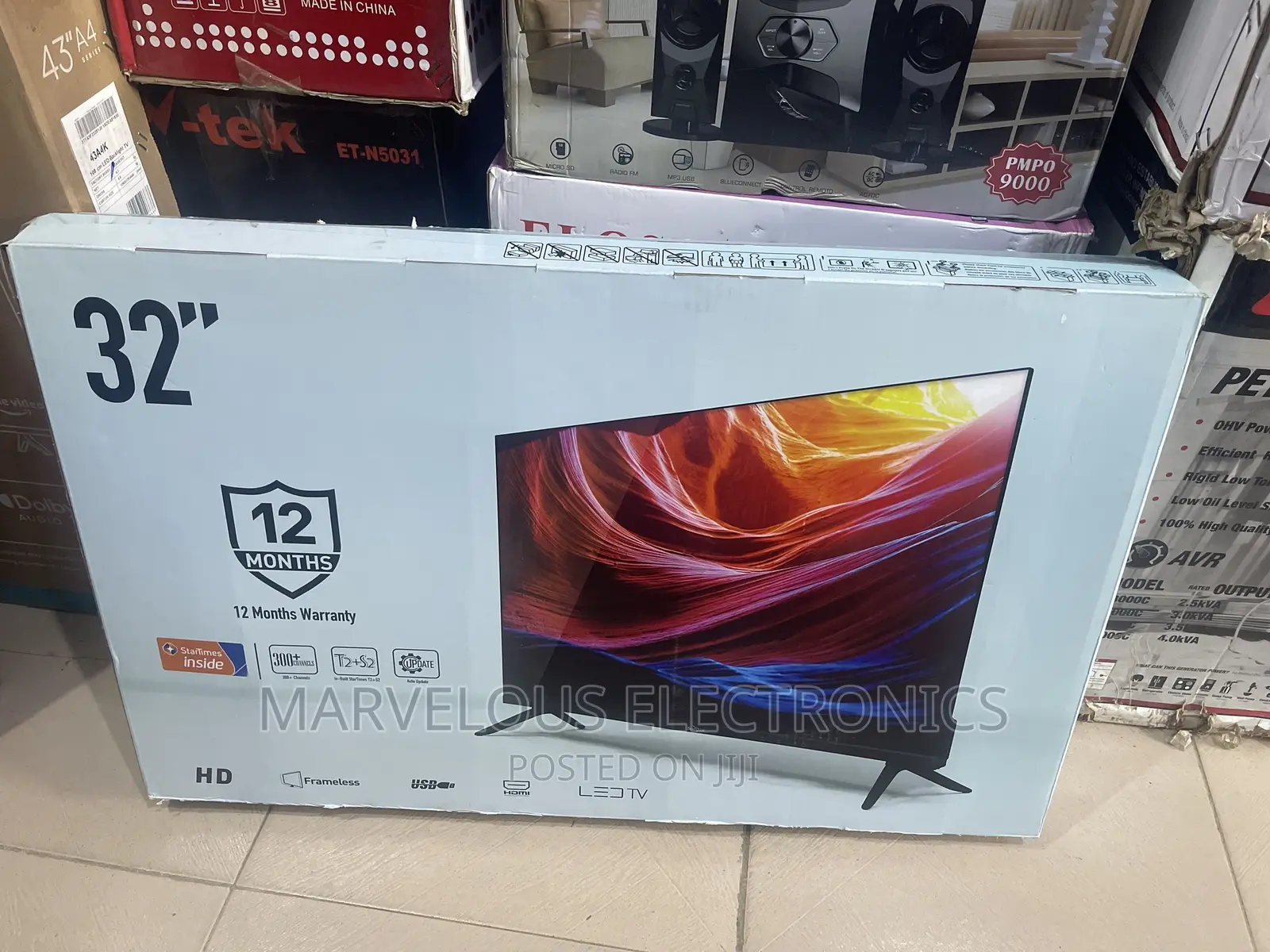 Brand New 32invh Startime. Television With Inbult Decoder