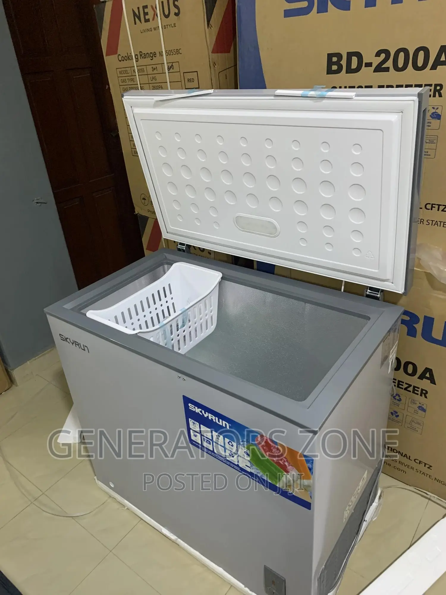 Top Seling Single Door Skyrun Bd-200a Chest Freezer