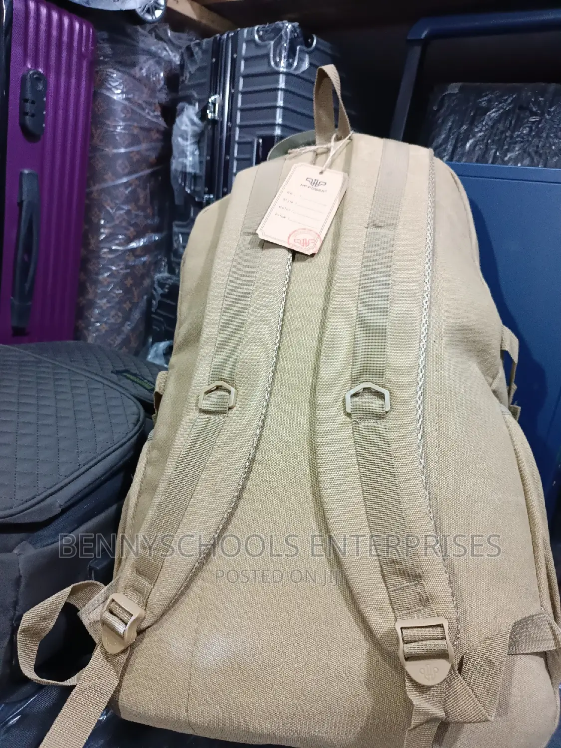 Big Khaki Colour HP Power Jean Backpack