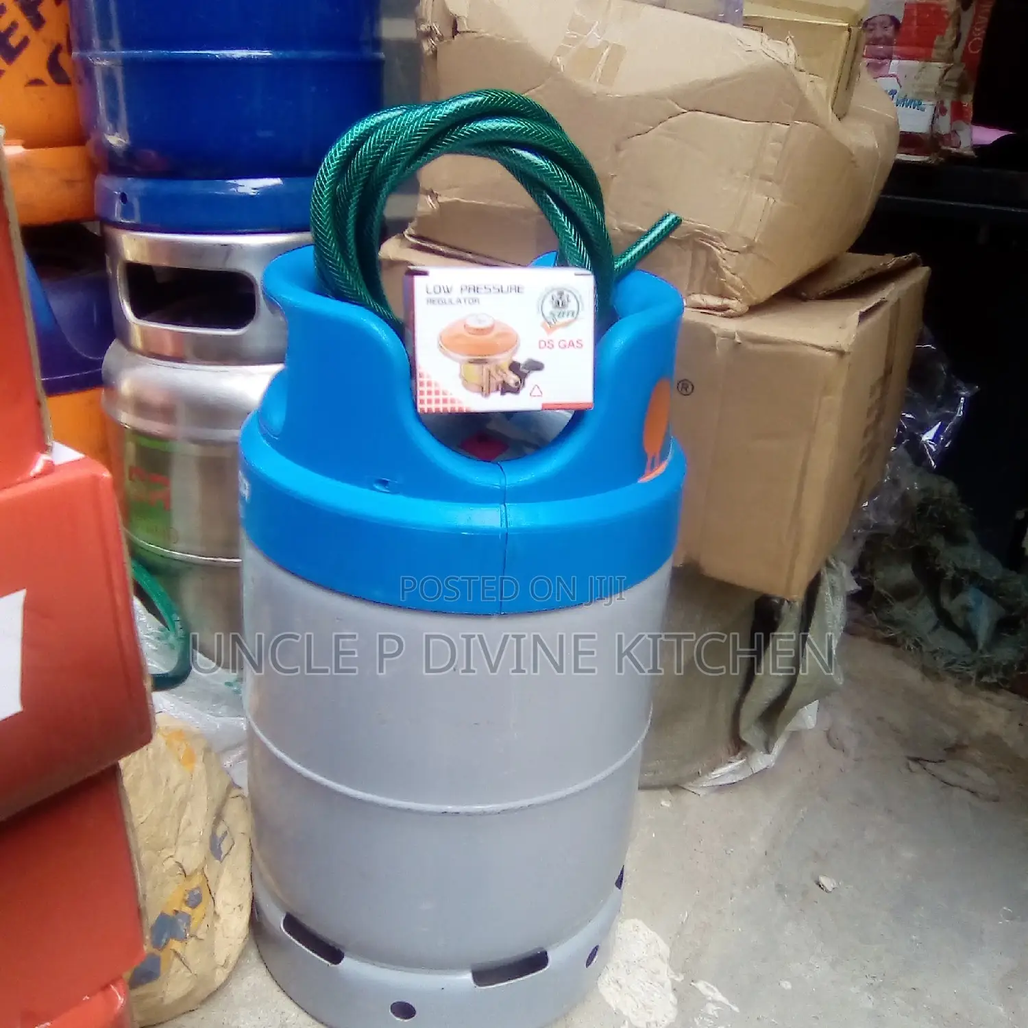 Tokunbo 12.5kg Gas Cylinder, Gas Regulator, 3yards of Host.