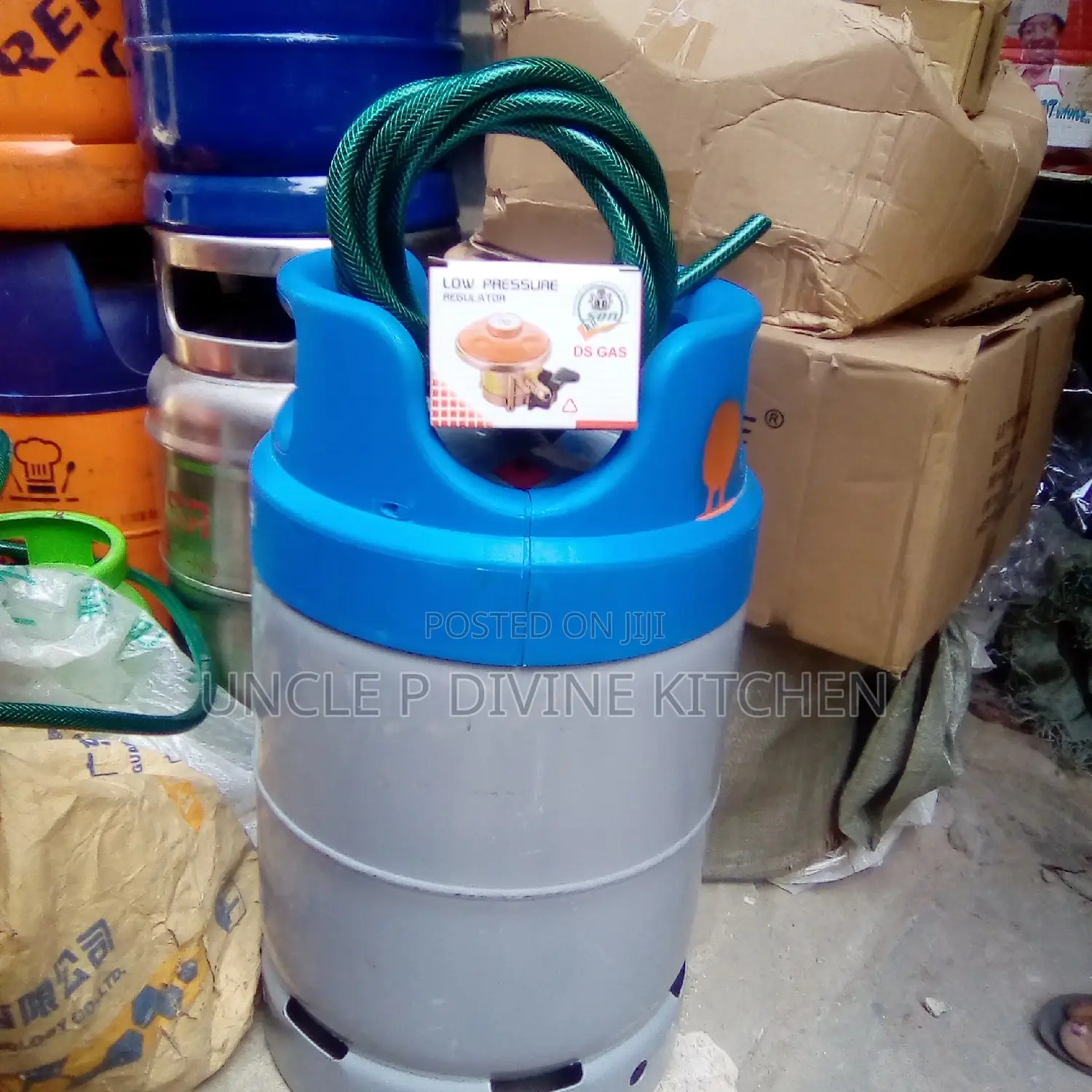 Tokunbo 12.5kg Gas Cylinder, Gas Regulator, 3yards of Host.