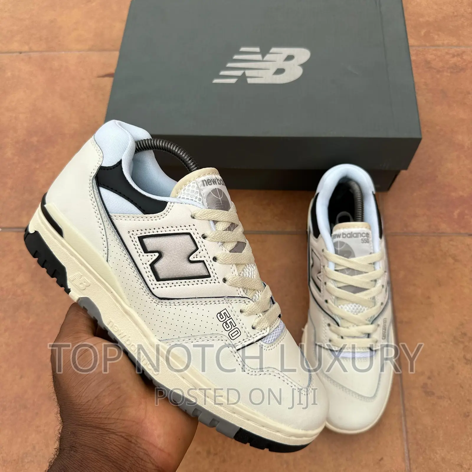 *Original New Balance 550 'Sea Salt' Cream/Black*