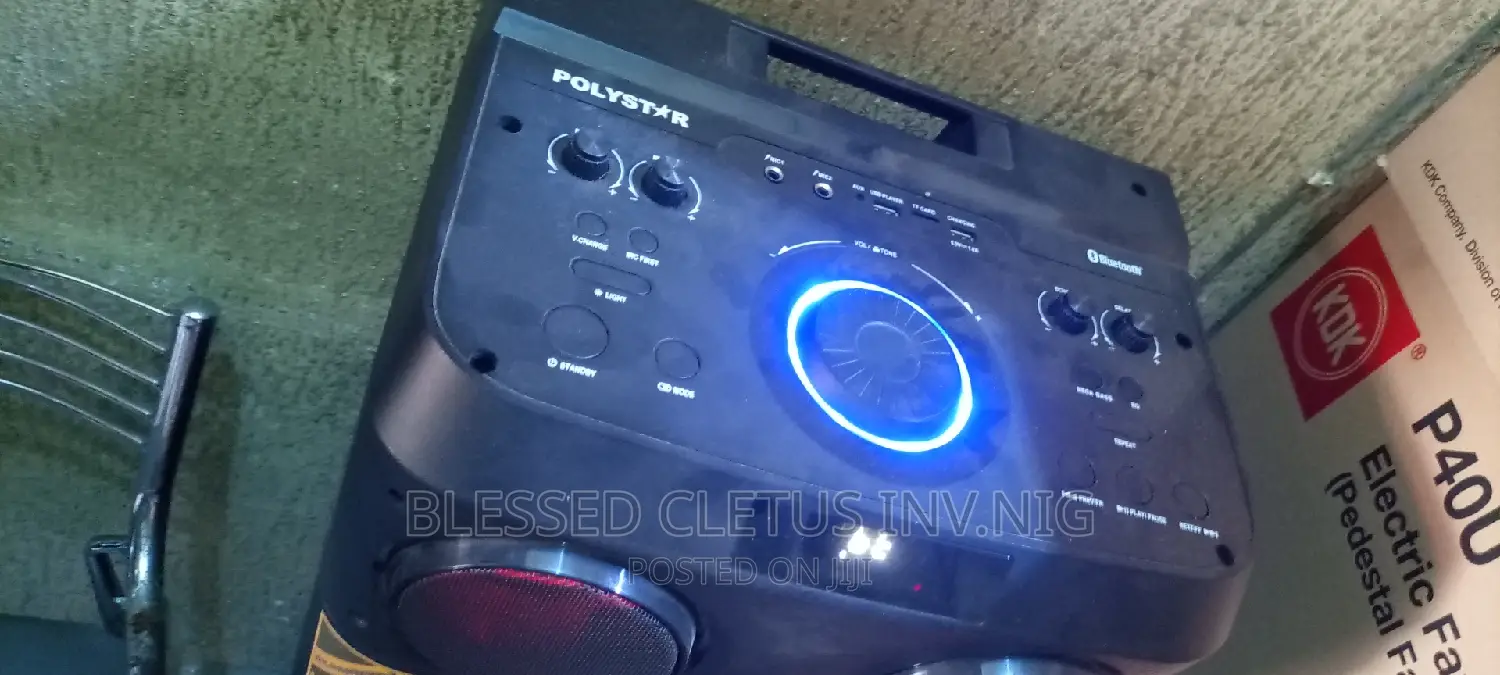 Polystar Super Bass 16000W Pomp Party Box Speaker System