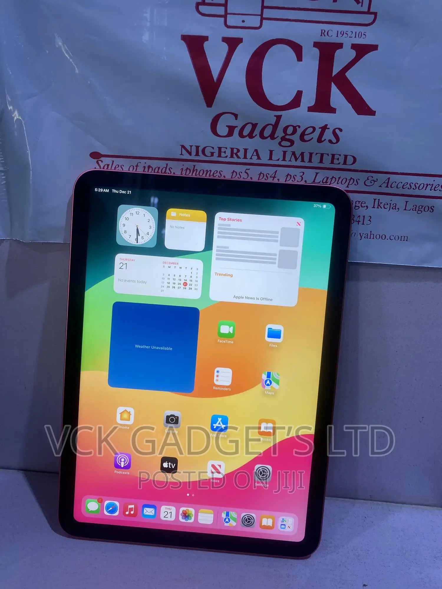 New Apple iPad (2022) 64 GB Pink