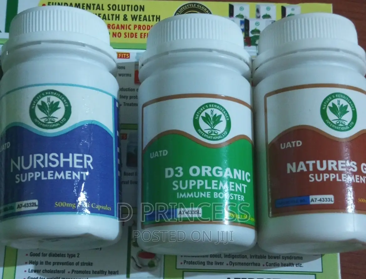 Nature Gift, D3 Organic and Nurisher for Dizziness