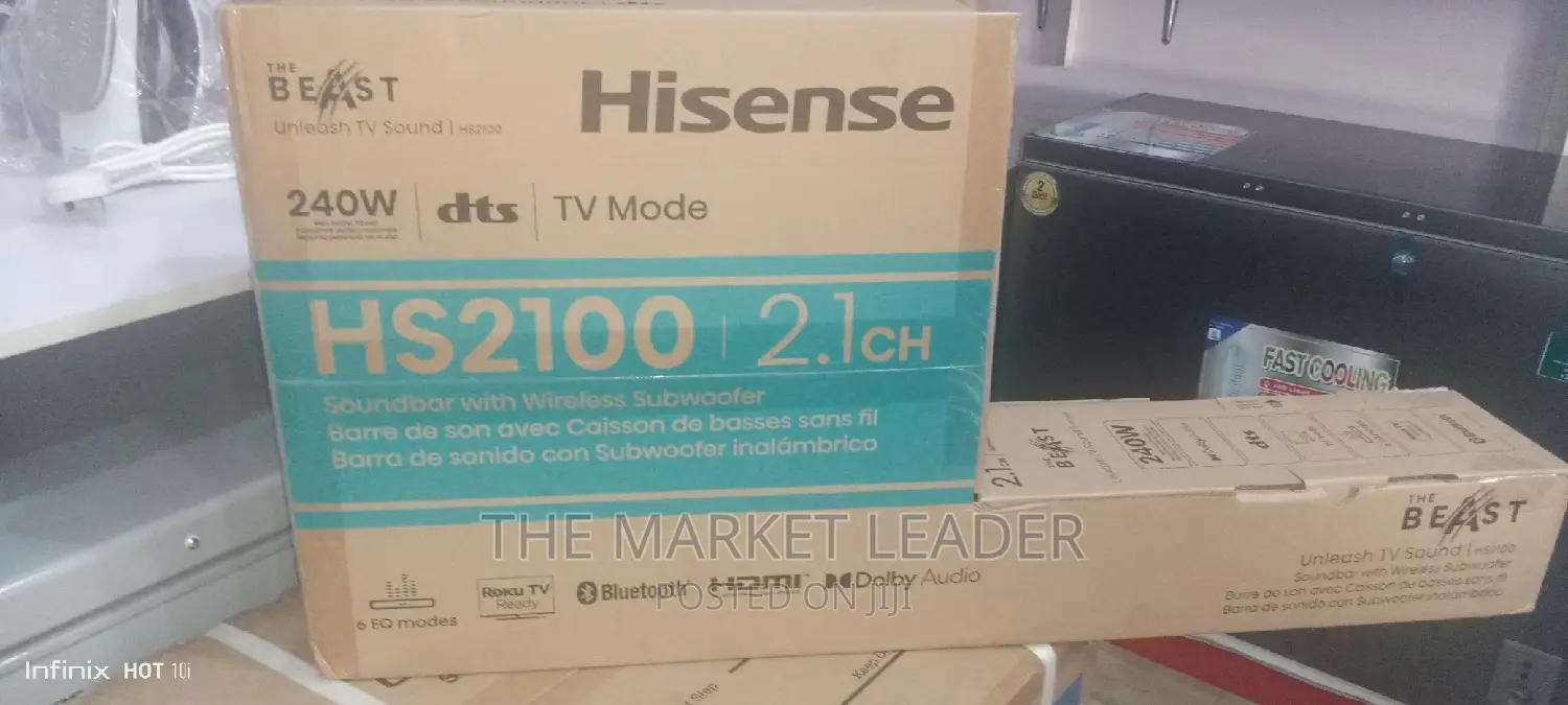 Hisense Sound Bar 240watt 2.1ch
