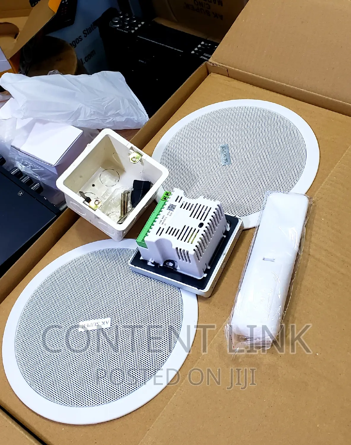 2 In 1 Ceiling Speaker/4 Inches Inwall Bluetooth Amplifier