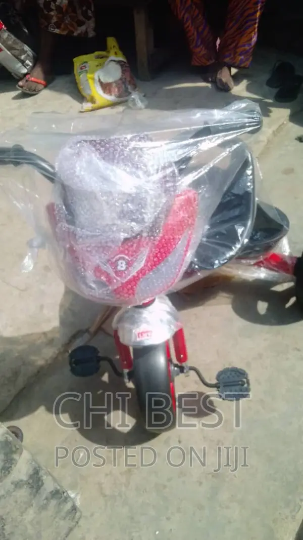 Tricycle With Flashlight (Ages 1-3 Years) - Red