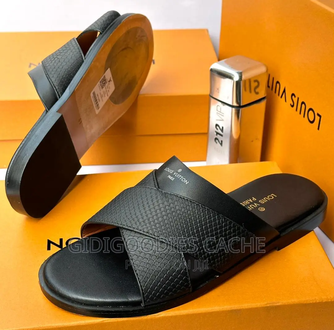 Top Italian Branded Leather Slippers