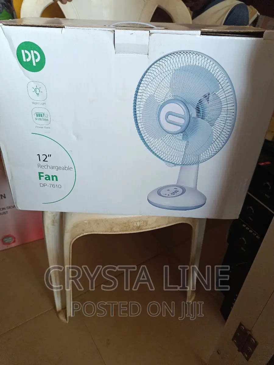 Dp Solar Rechargeable Fan