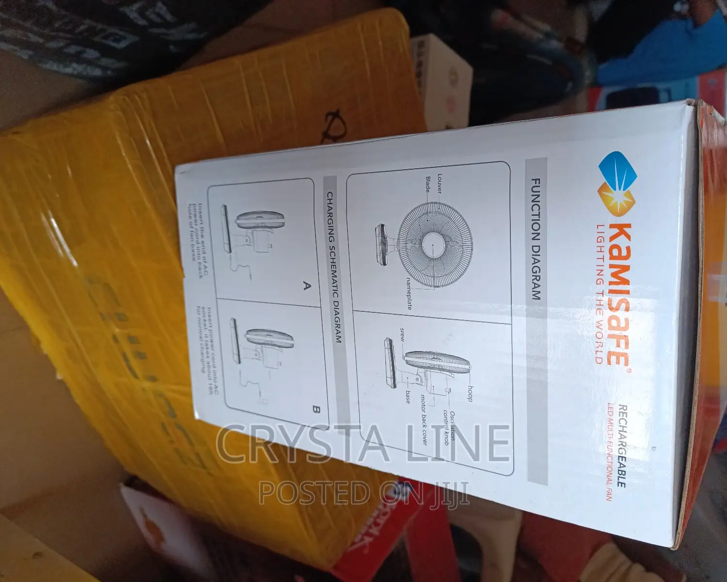 Kamisafe Rechargeable Fan