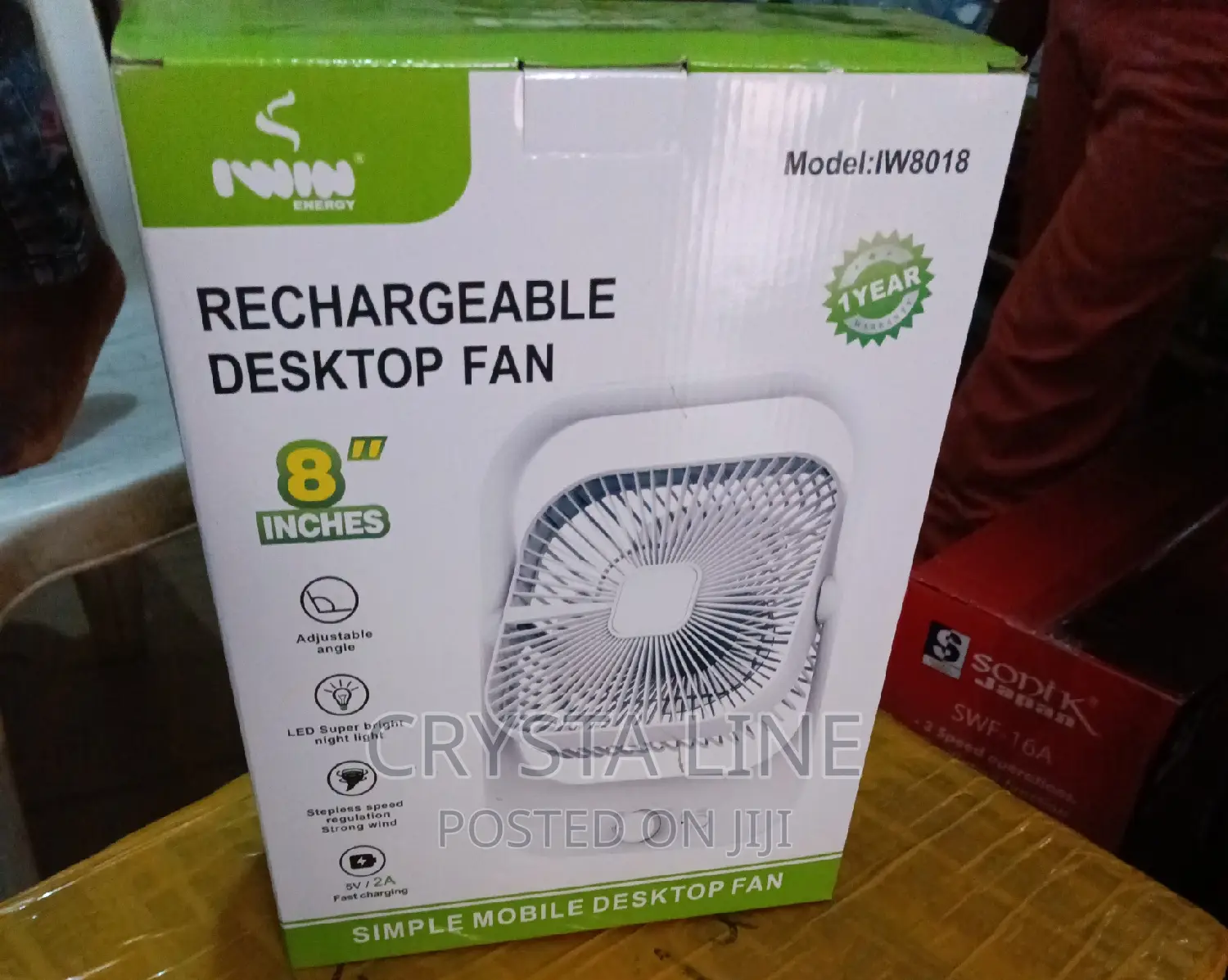 I Win Rechargeable Fan