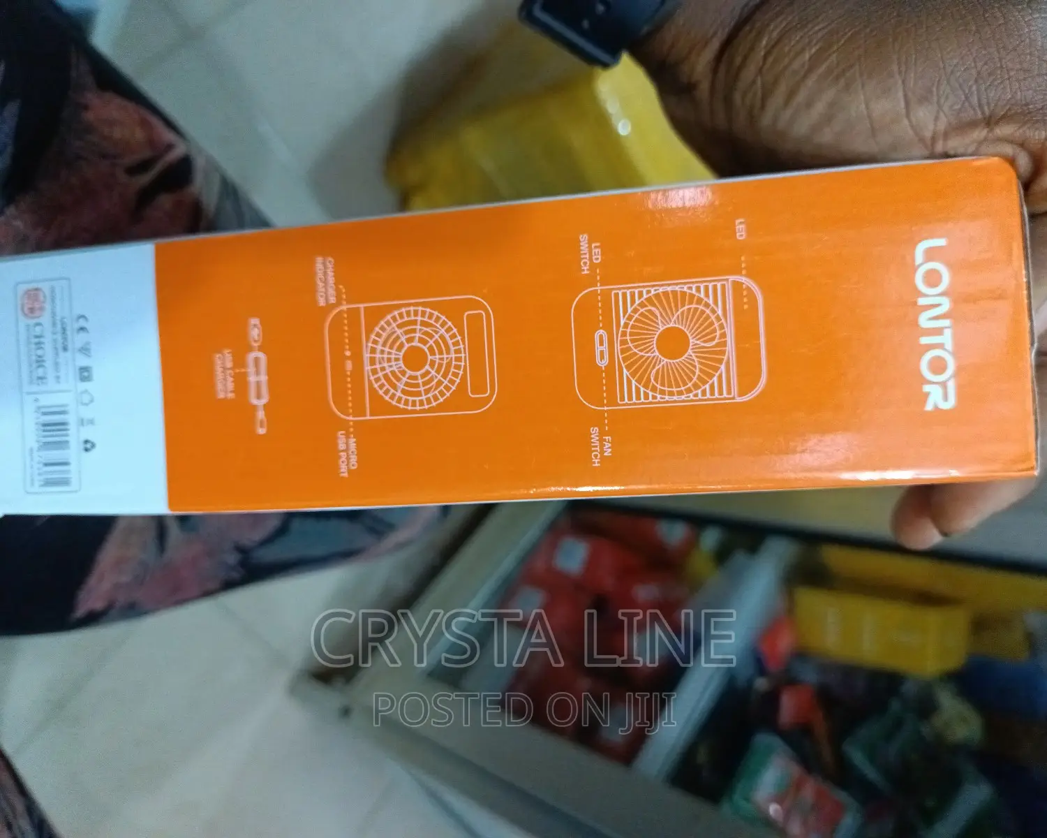 Lontor Mini Rechargeable Fan