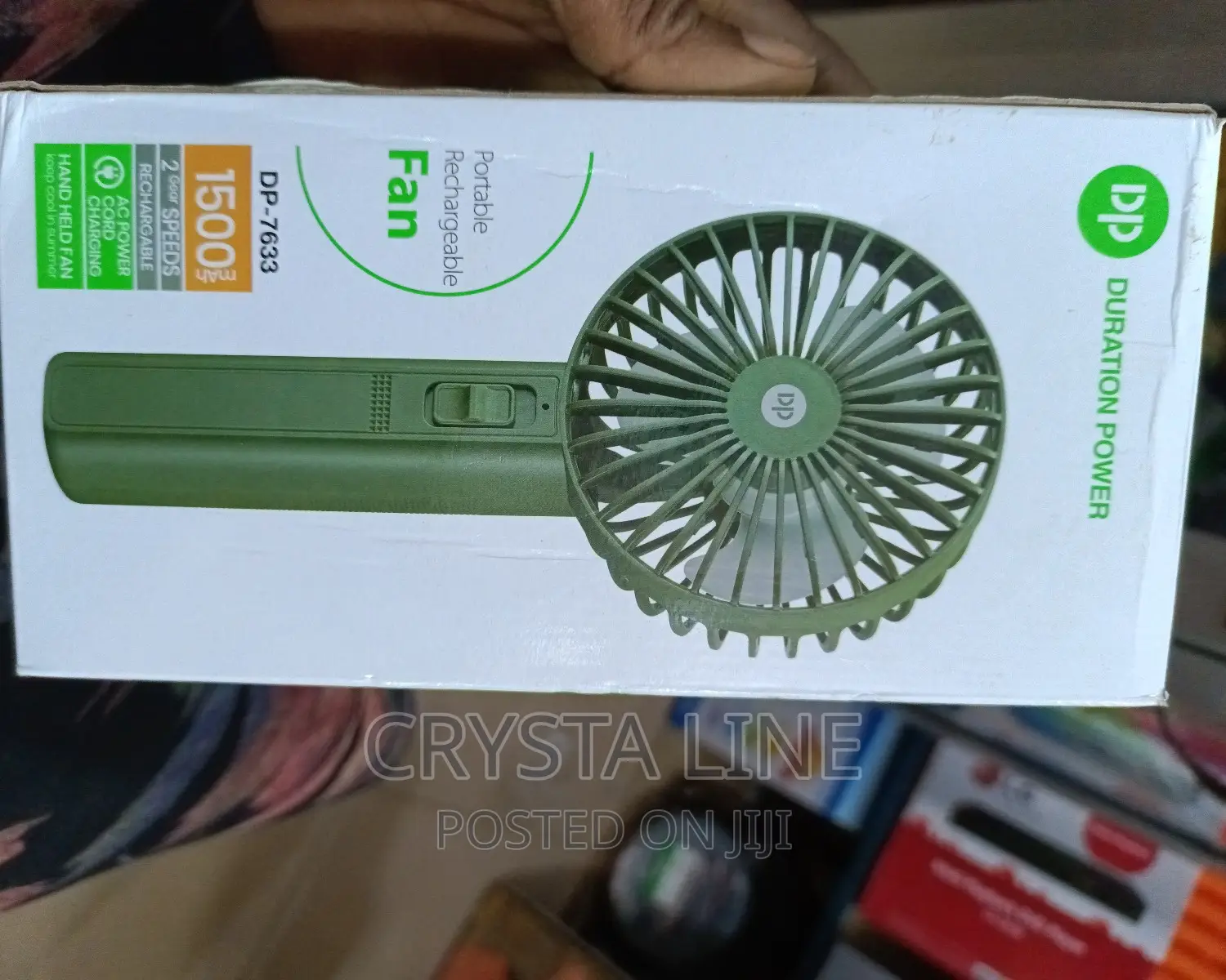 Dp Portable Rechargeable Fan