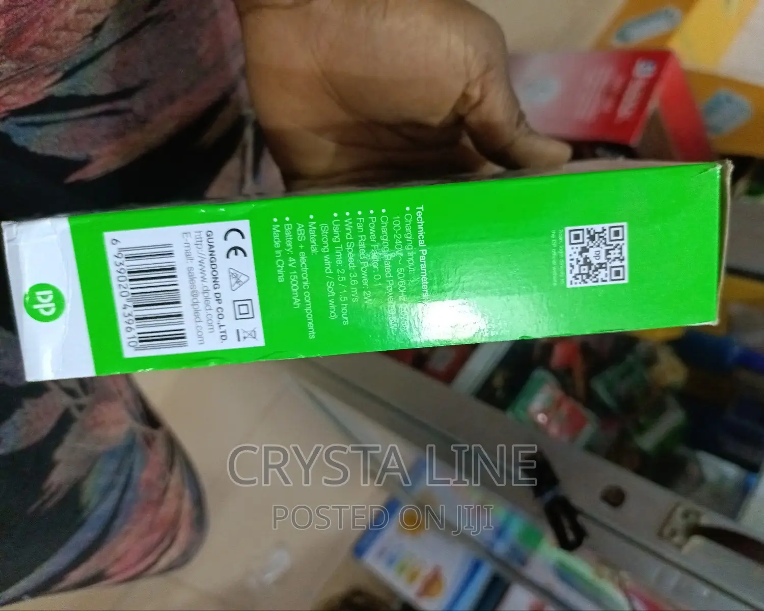 Dp Portable Rechargeable Fan