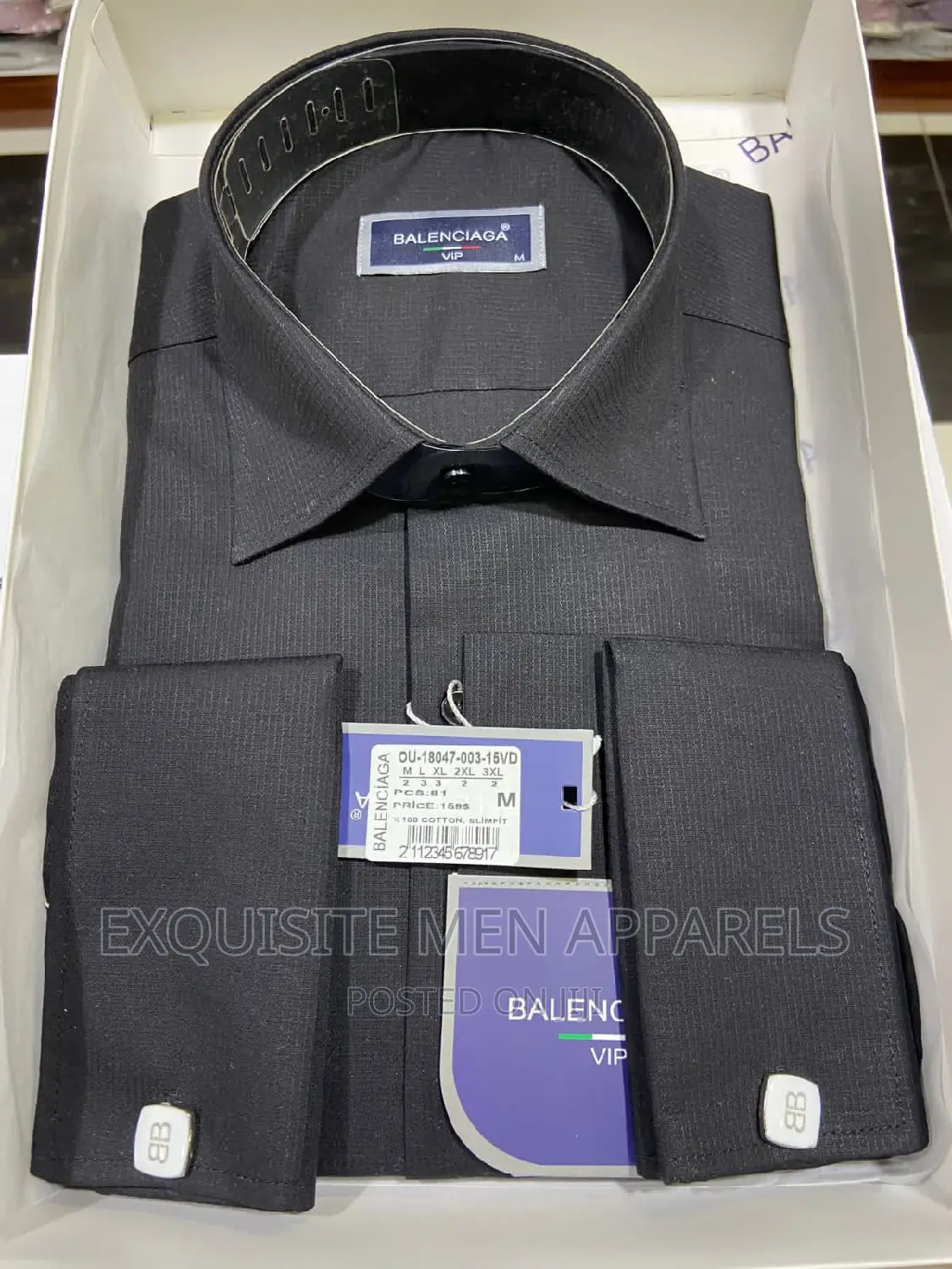 Italian Balenciaga Official Men's Shirts