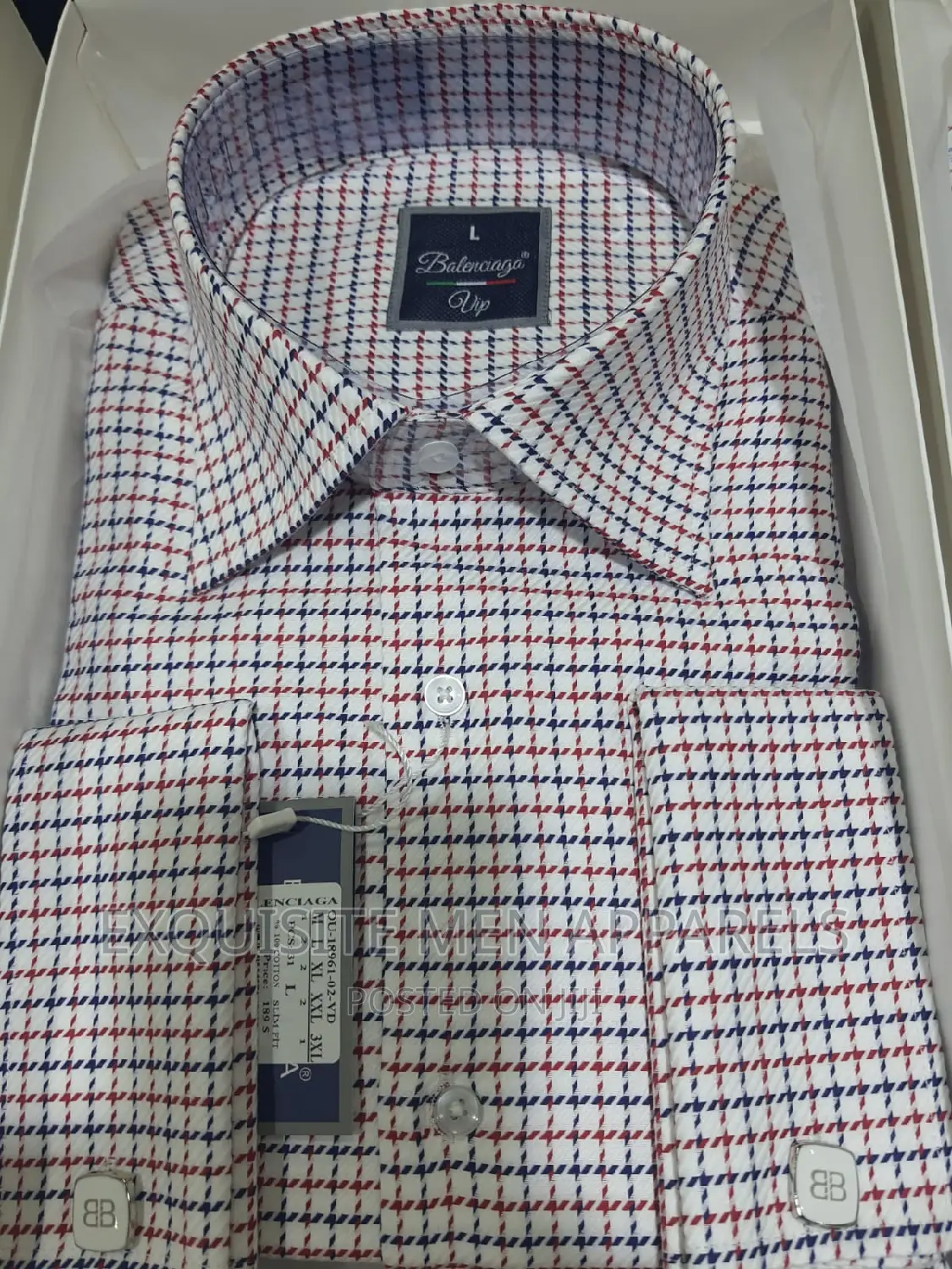 Italian Balenciaga Official Men's Shirts