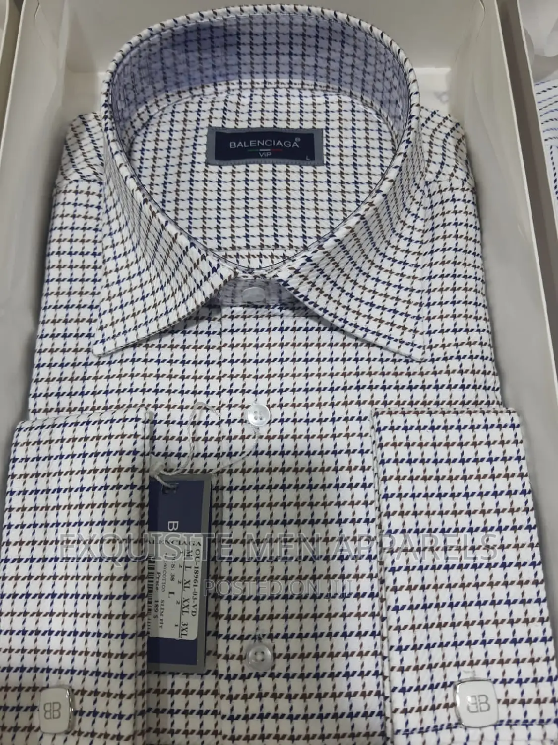 Italian Balenciaga Official Men's Shirts
