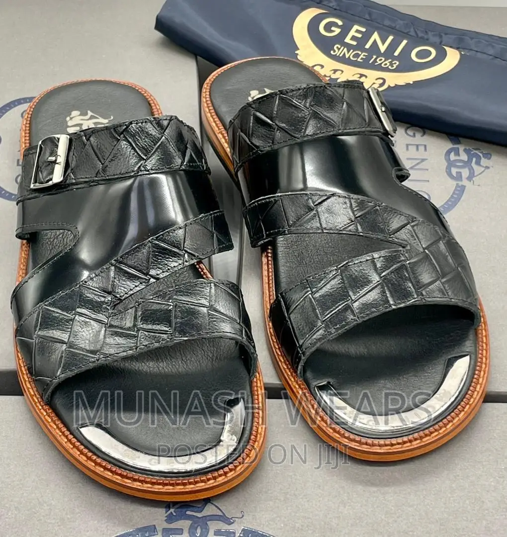 Pure Italian Leather Genio Slipers