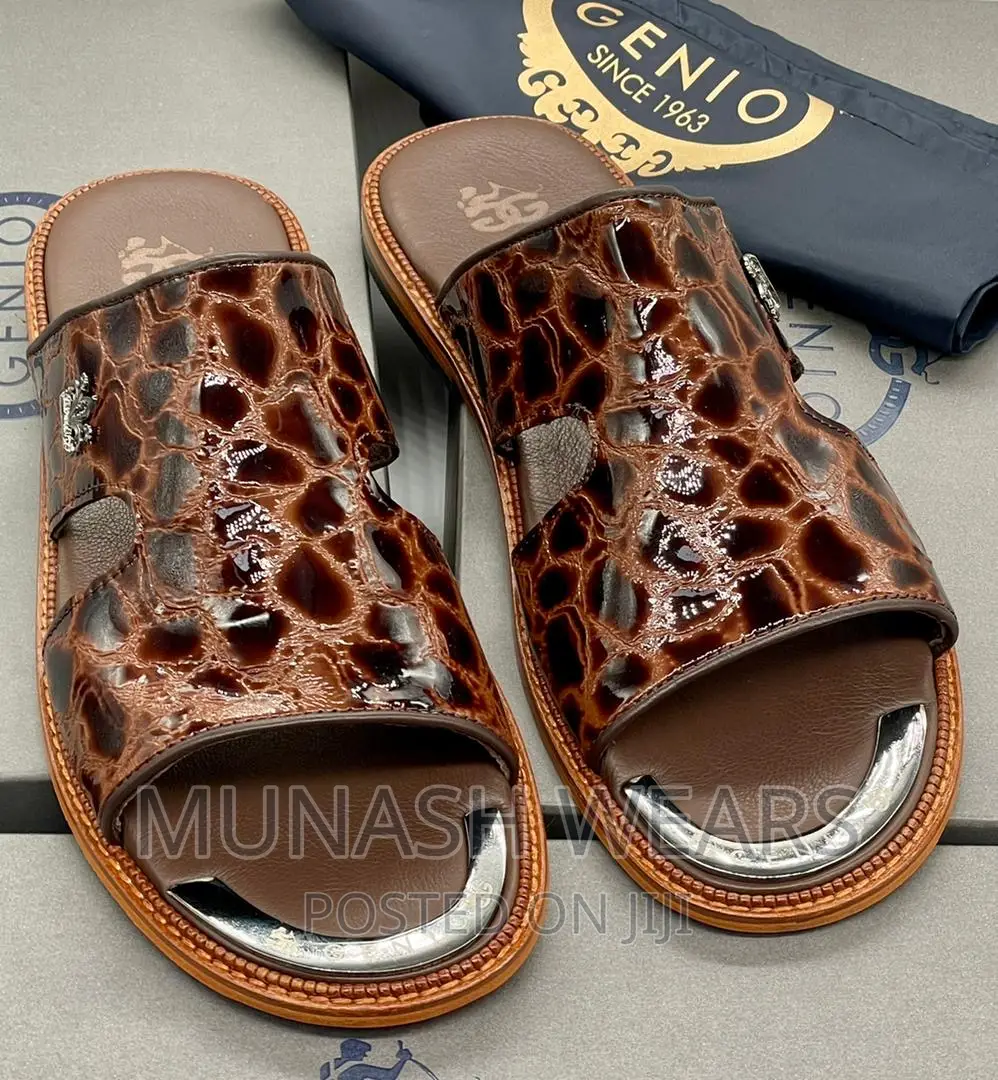 Pure Italian Leather Genio Slipers