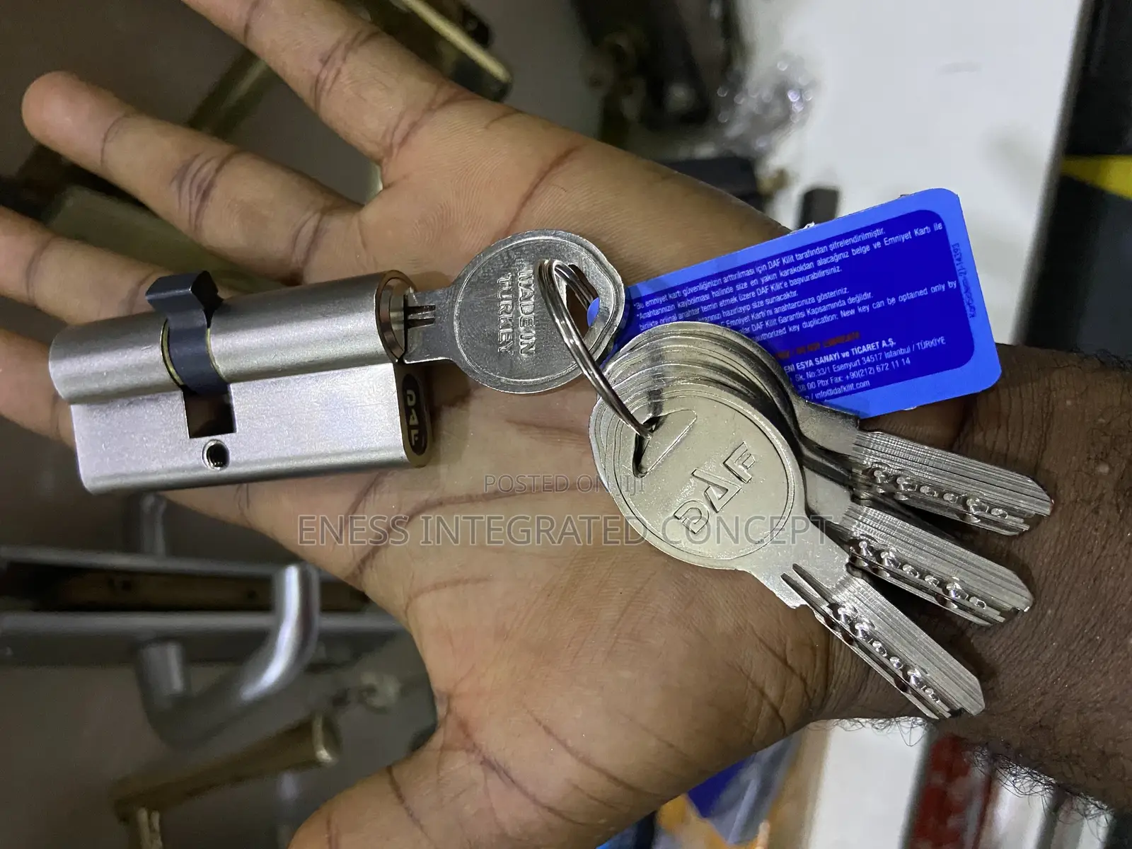 Original Premium Turkey Security Steel Door Cylinder Lock