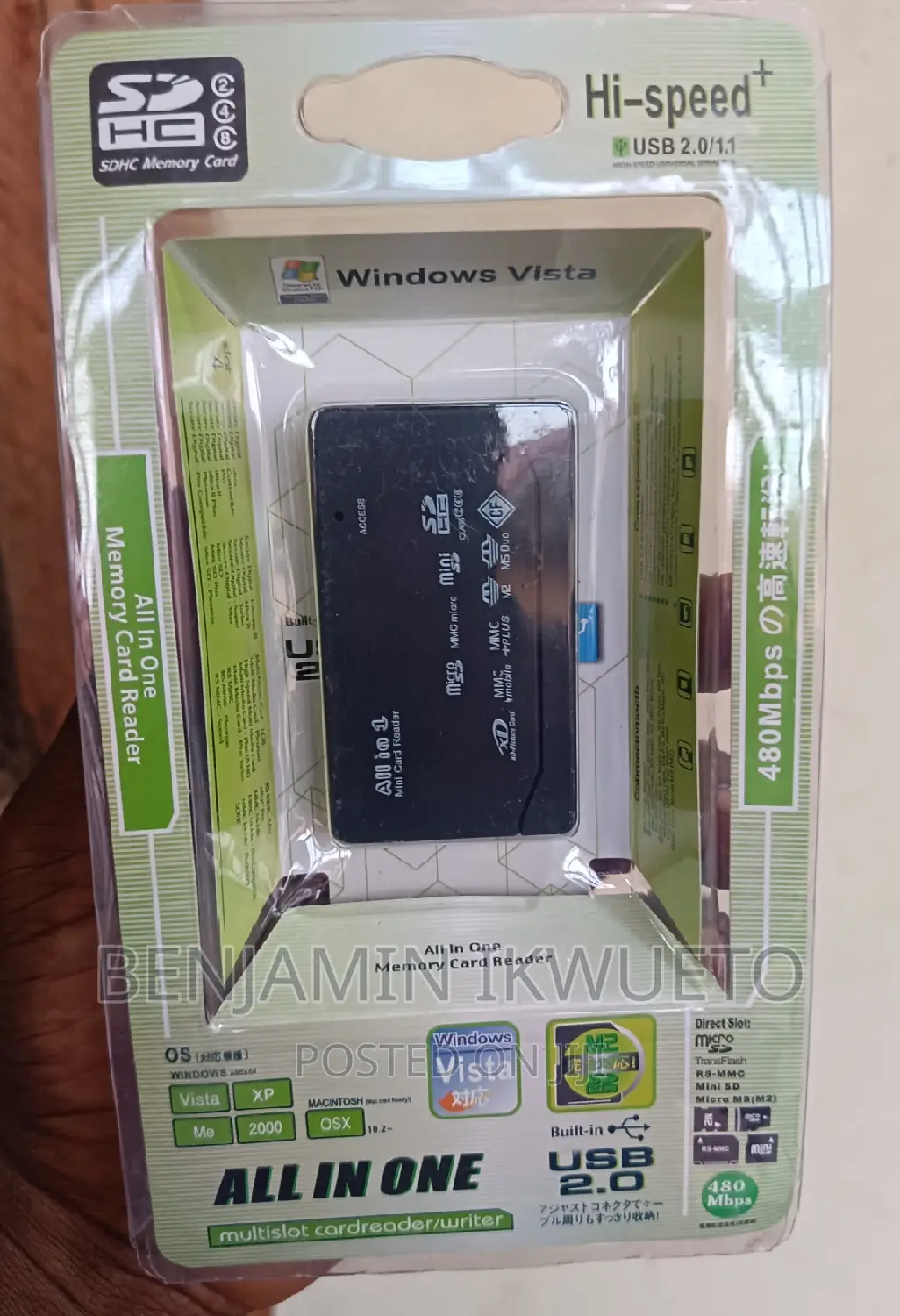 All In One Card Reader Compatible With Cf Cards
