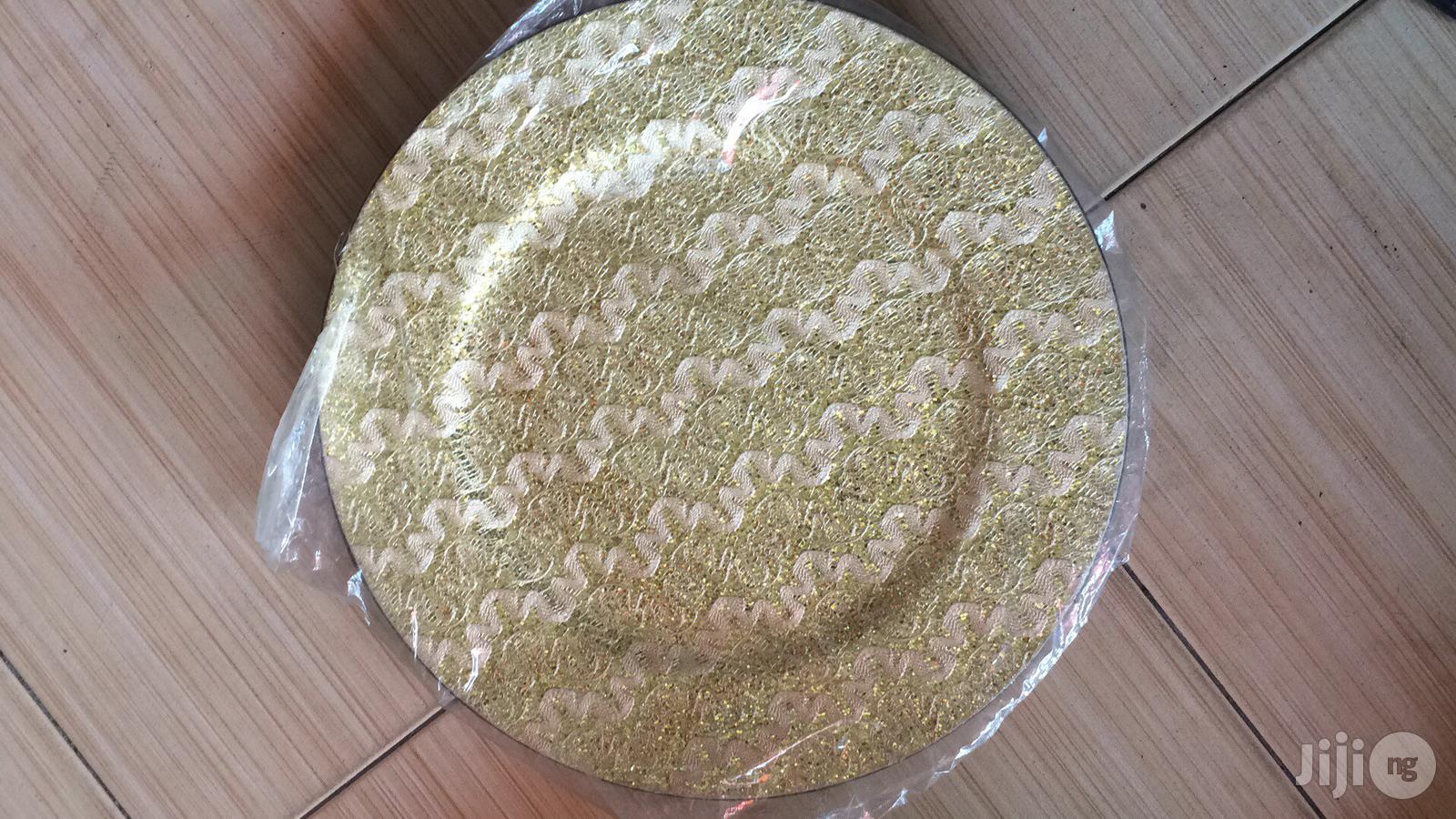 Silver And Gold Charger Plate Designer