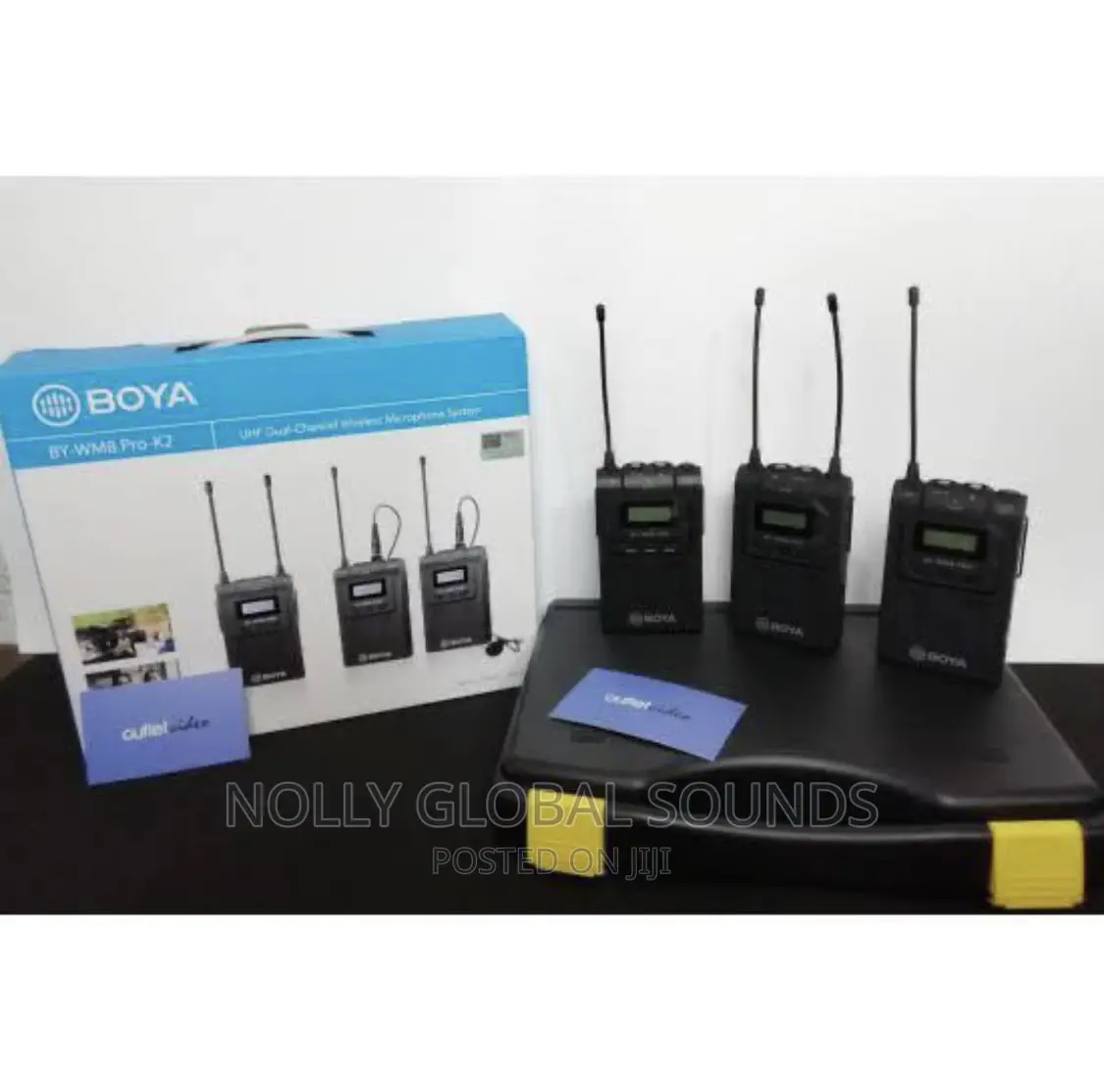 Boya Wireless Microphone, BY Wm8 Pro-. 2in1 Lapel Body Mic