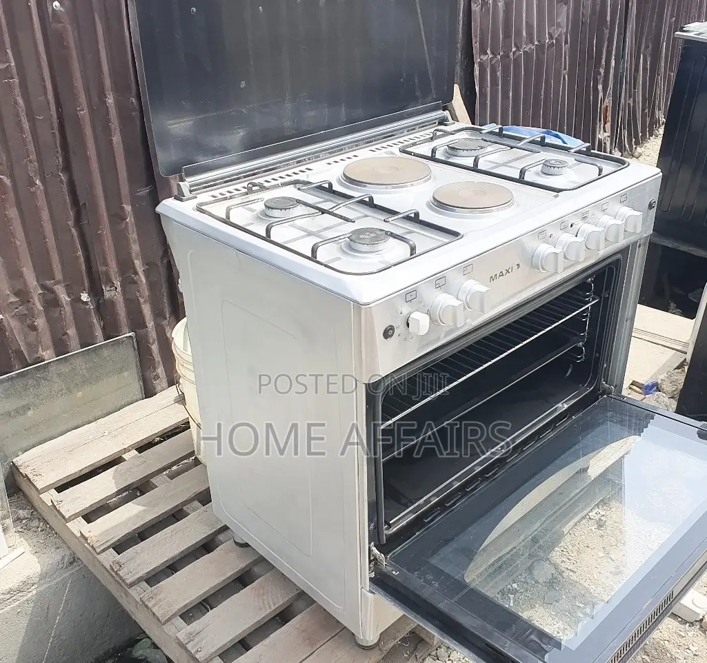 Maxi 6 Burner Big Gas Cooker + Oven Grill (Delivery