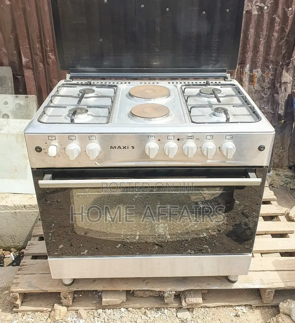 Maxi 6 Burner Big Gas Cooker + Oven Grill (Delivery