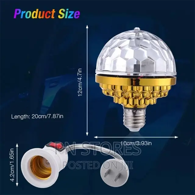 Colorful Disco Rotating Magic Ball Light