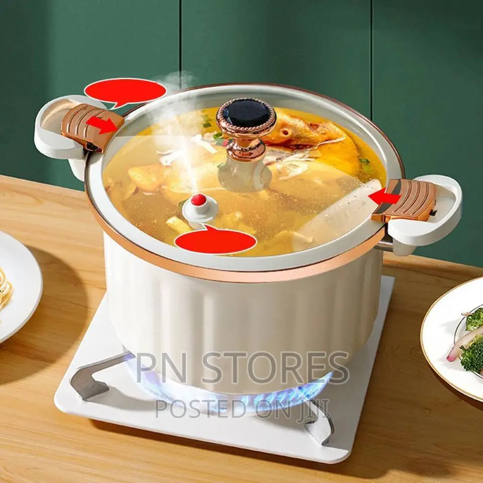 10L Micro Pressure Pot Vacuum Non Stick Soup Pot