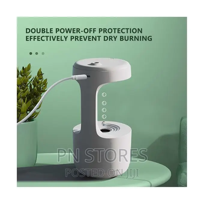 Anti Gravity Ultrasonic Bubble Humidifier Diffuser USB