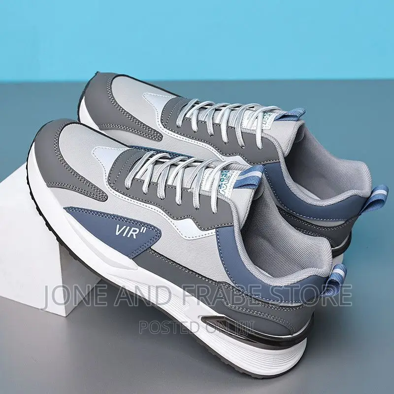 Men's Shoes Leather Casual Sneakers, Running Shoes